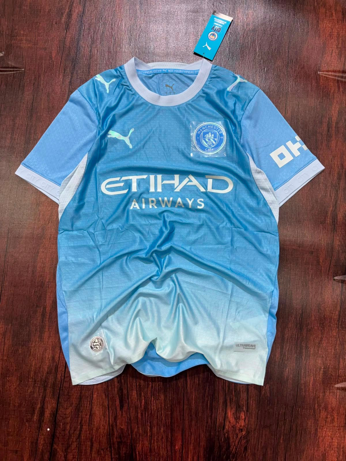 Manchester City 2026/27 Home Football Jersey | Embroidered Logo | Premium Quality | Customisable
