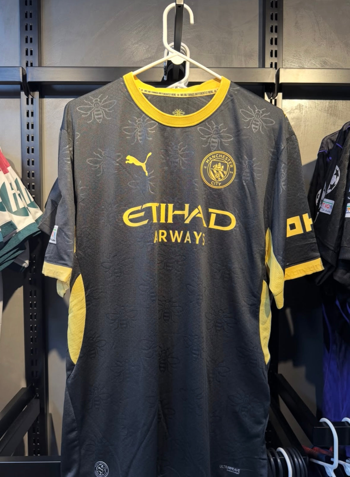 Manchester City Black Away Jersey 2026/27 | Embroidered Logo | Premium Quality | Customisable
