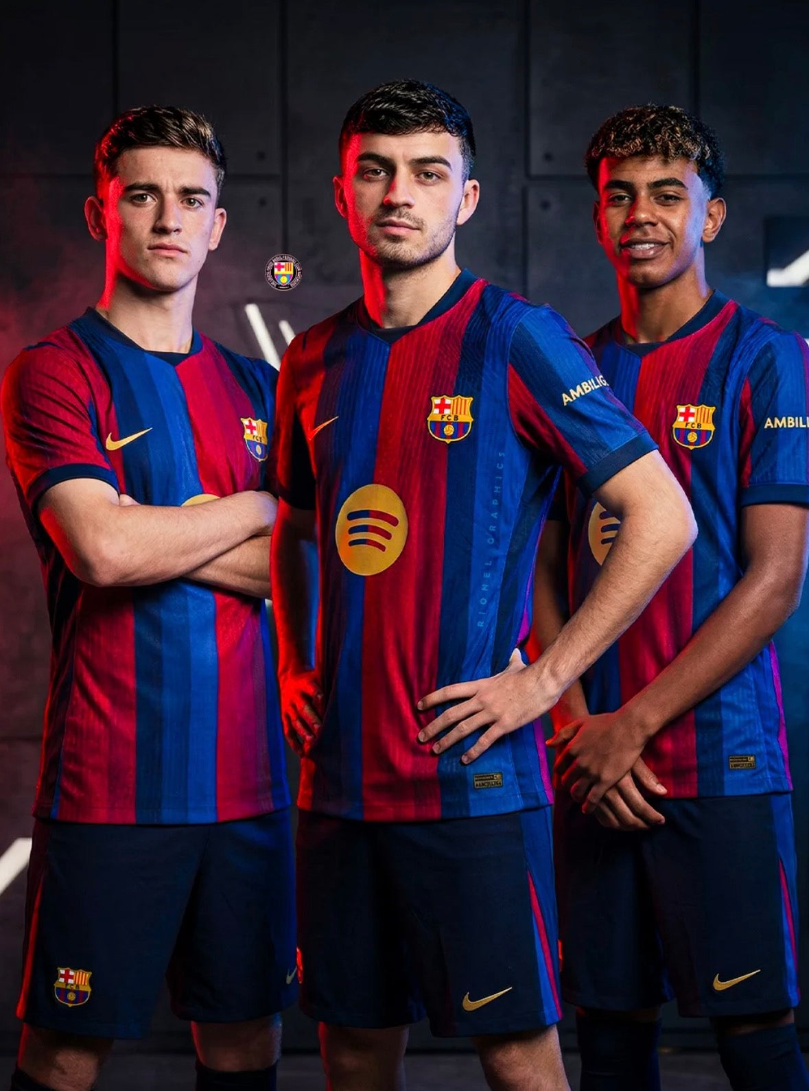Barcelona Home Jersey 2026/27 (Spotify Edition) – Embroidered Logo | Premium Quality | Customisable