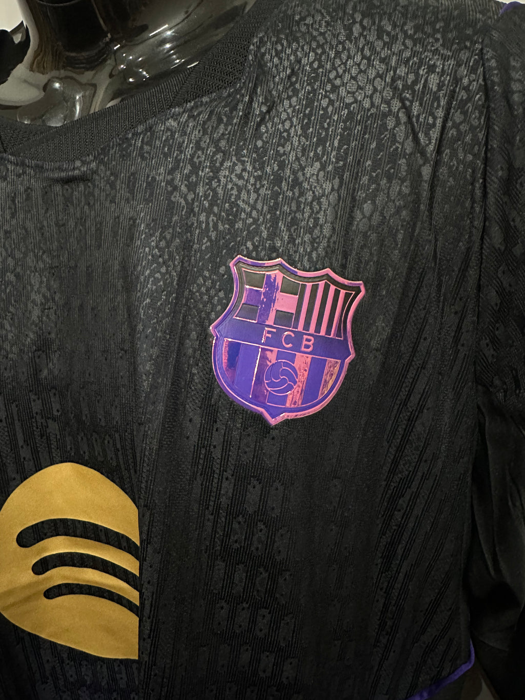 FC Barcelona 2026/27 Away Football Jersey – Black & Purple | Full Sleeve