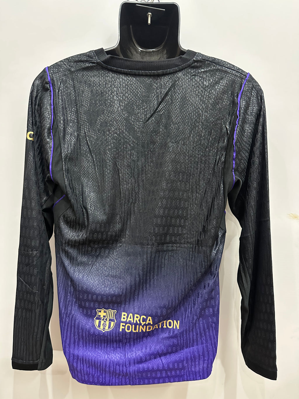 FC Barcelona 2026/27 Away Football Jersey – Black & Purple | Full Sleeve
