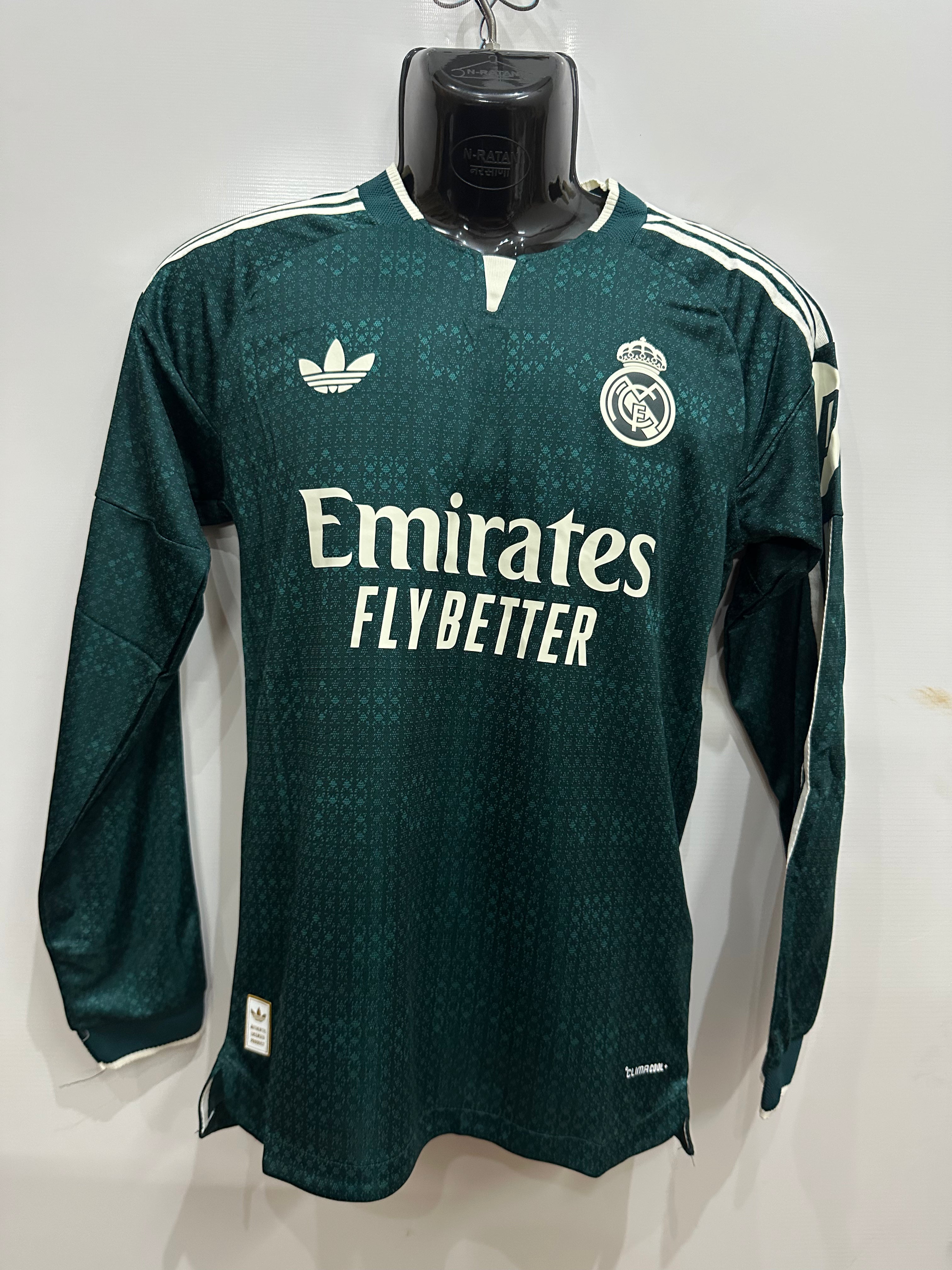 Real Madrid 26/27 Away Jersey – Dark Green Football Jersey | Full Sleeve