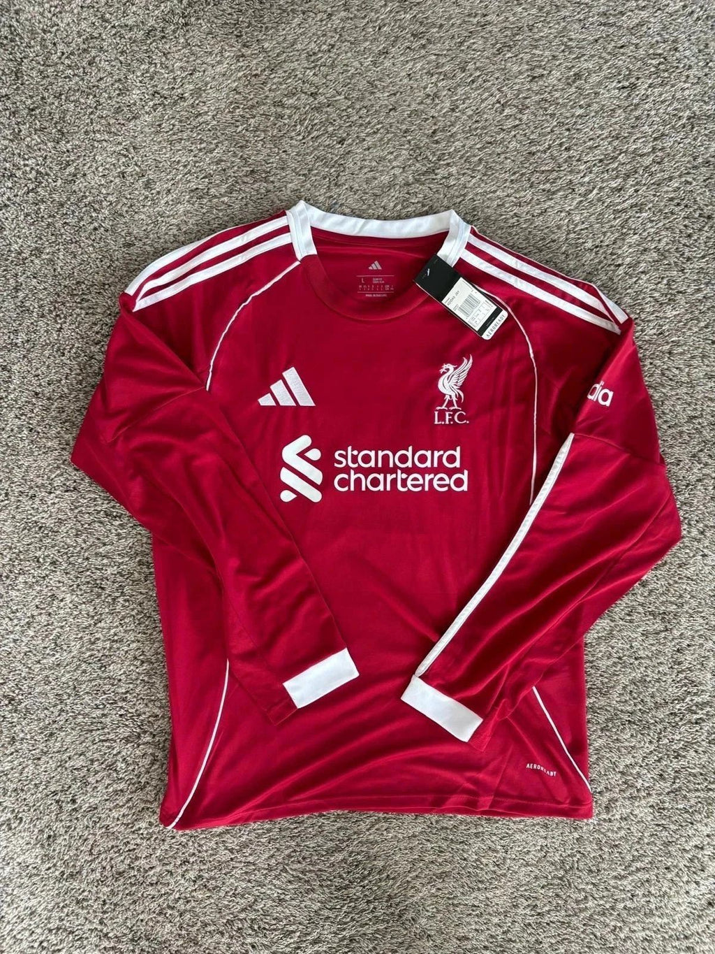 Liverpool Home Kit 2025/26 (Full sleeves) | Customisable