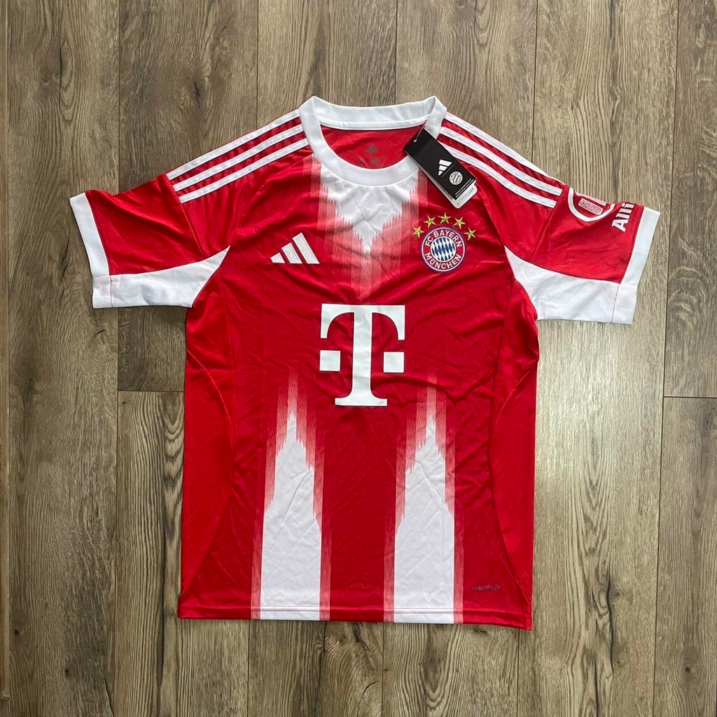 Bayern Munich 2025/26 Home Jersey | Embroidered Logo | Premium Quality | Customisable