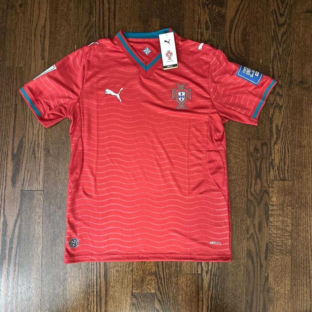 Portugal Home Jersey 2026 master version with embroidery logo