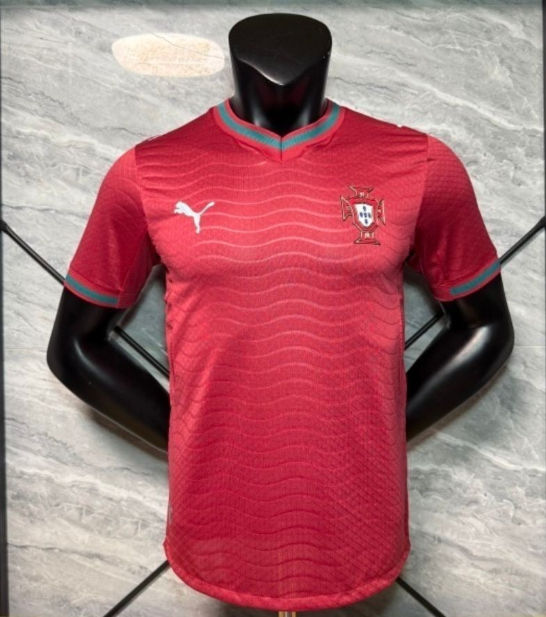 Portugal Home Jersey 2026 master version with embroidery logo