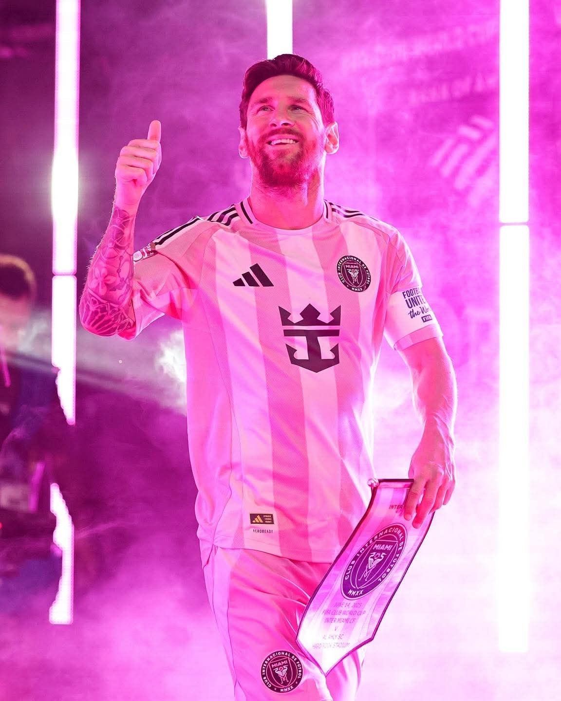 Inter Miami 2025/26 Pink Home Jersey | Premium Quality | Embroidered Logo | Customisable