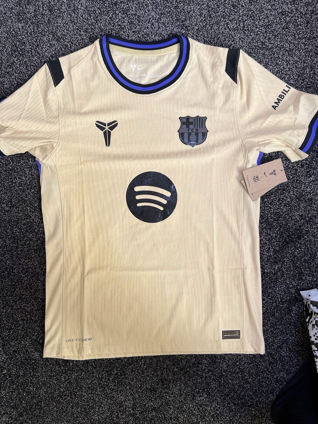 FC Barcelona Away Jersey 2025/26 – Premium Jersey | Embroidered Logo | Customisable