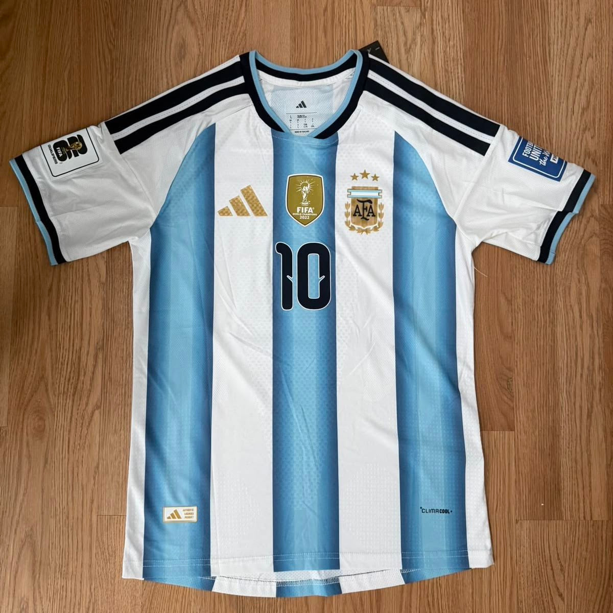 Argentina national football team Home Jersey 2025/26 – World Cup Champions Edition | Embroidered Logo | player version