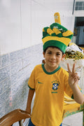 Brazil 2025/26 Home Kit for Kids (Jersey + Shorts)