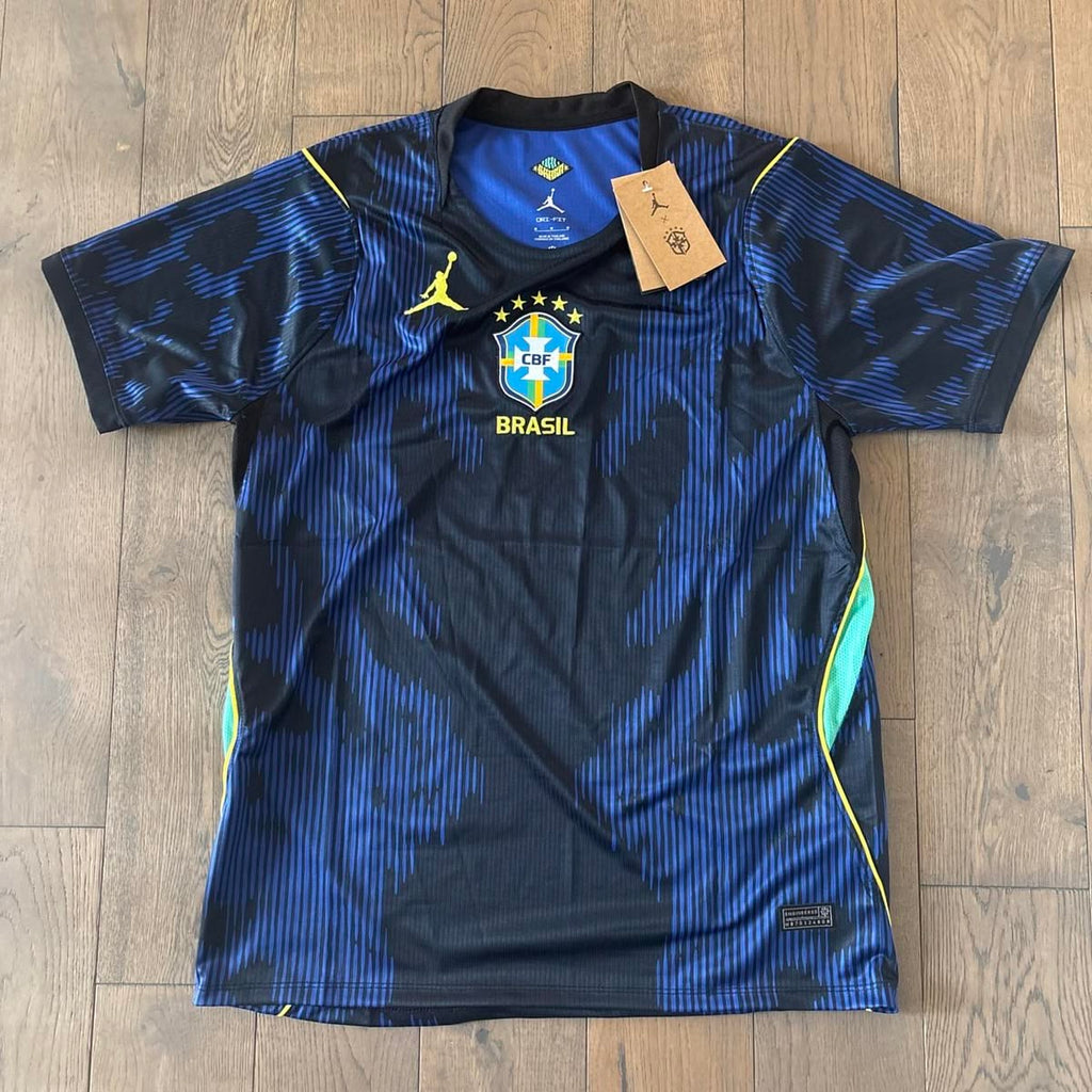 Brazil National Football Team 2026 Away Football Jersey | Embroidery Logos | Customisable