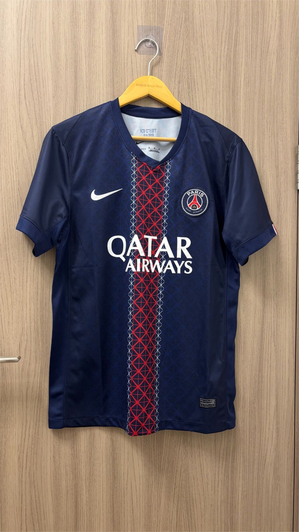 Paris Saint-Germain (PSG) Home Jersey 2025/26 – Navy Blue | Embroidered Logo | Customisable