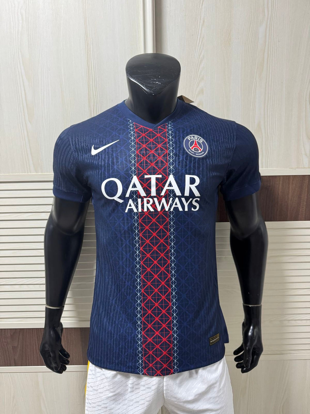 Paris Saint-Germain (PSG) Home Jersey 2025/26 – Navy Blue | Embroidered Logo | Customisable