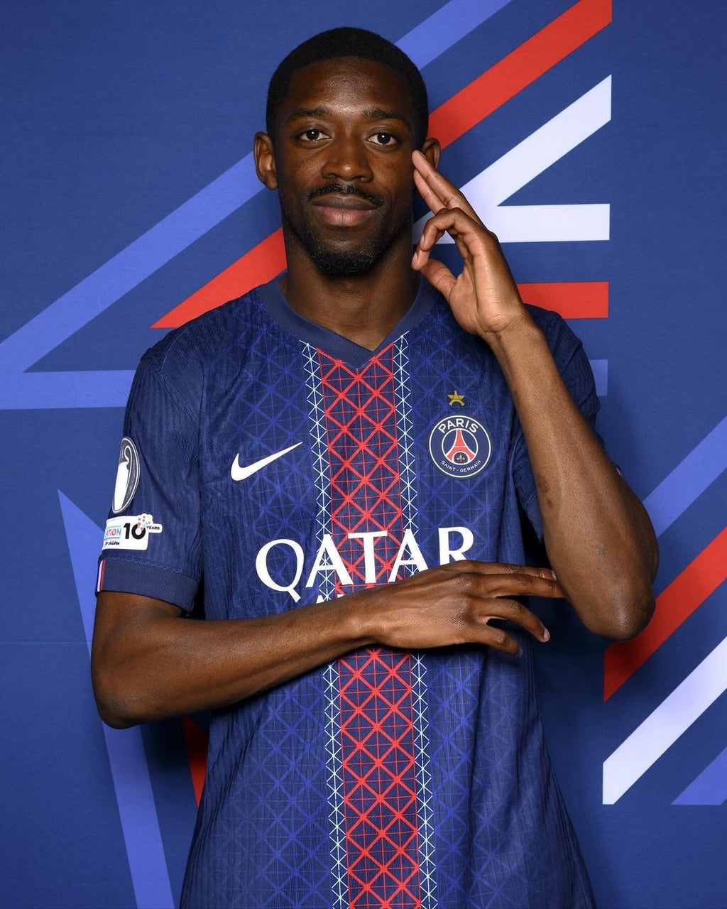 Paris Saint-Germain (PSG) Home Jersey 2025/26 – Navy Blue | Embroidered Logo | Customisable