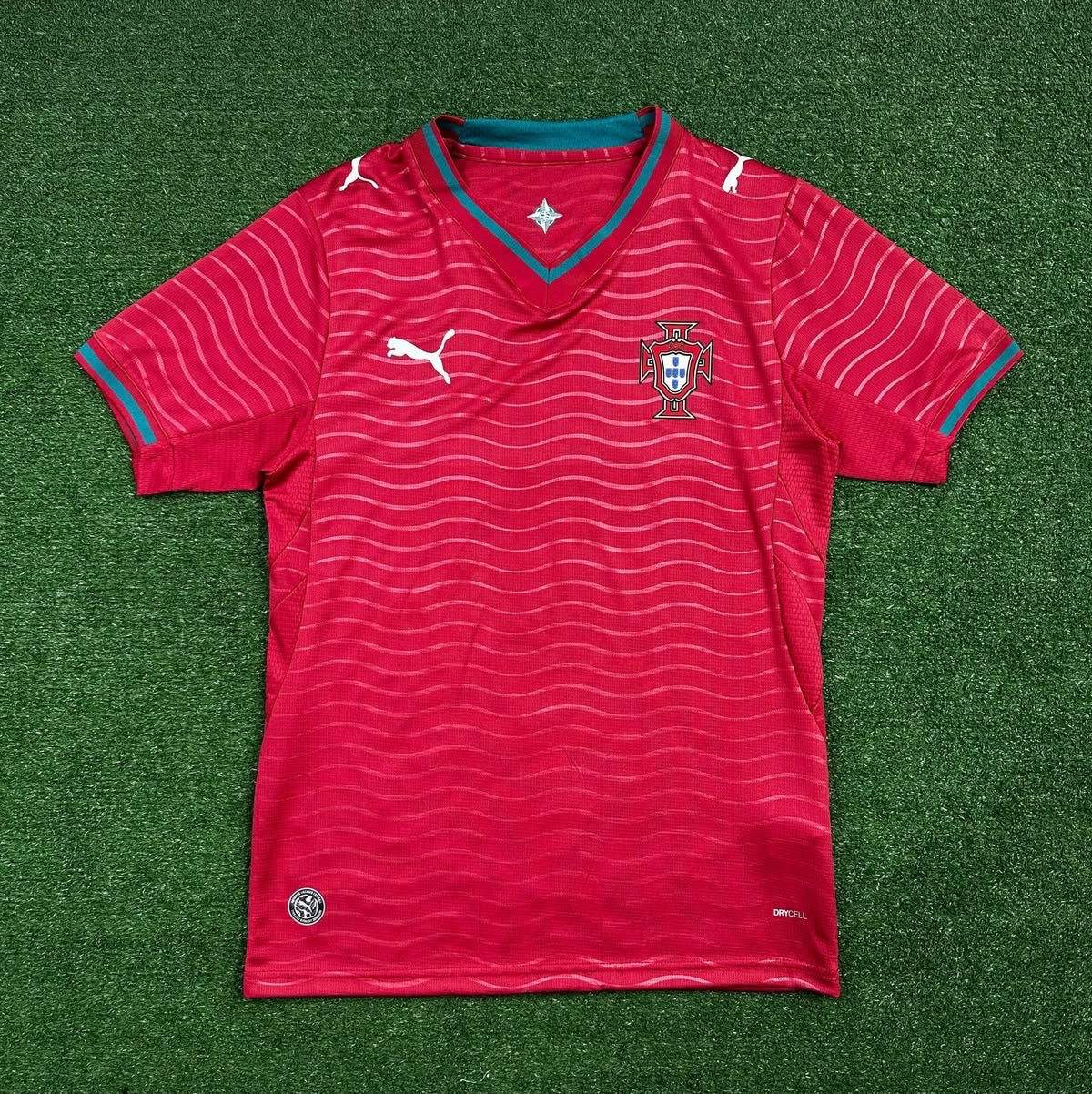 Portugal Home Jersey 2026 player version with embroidery logo