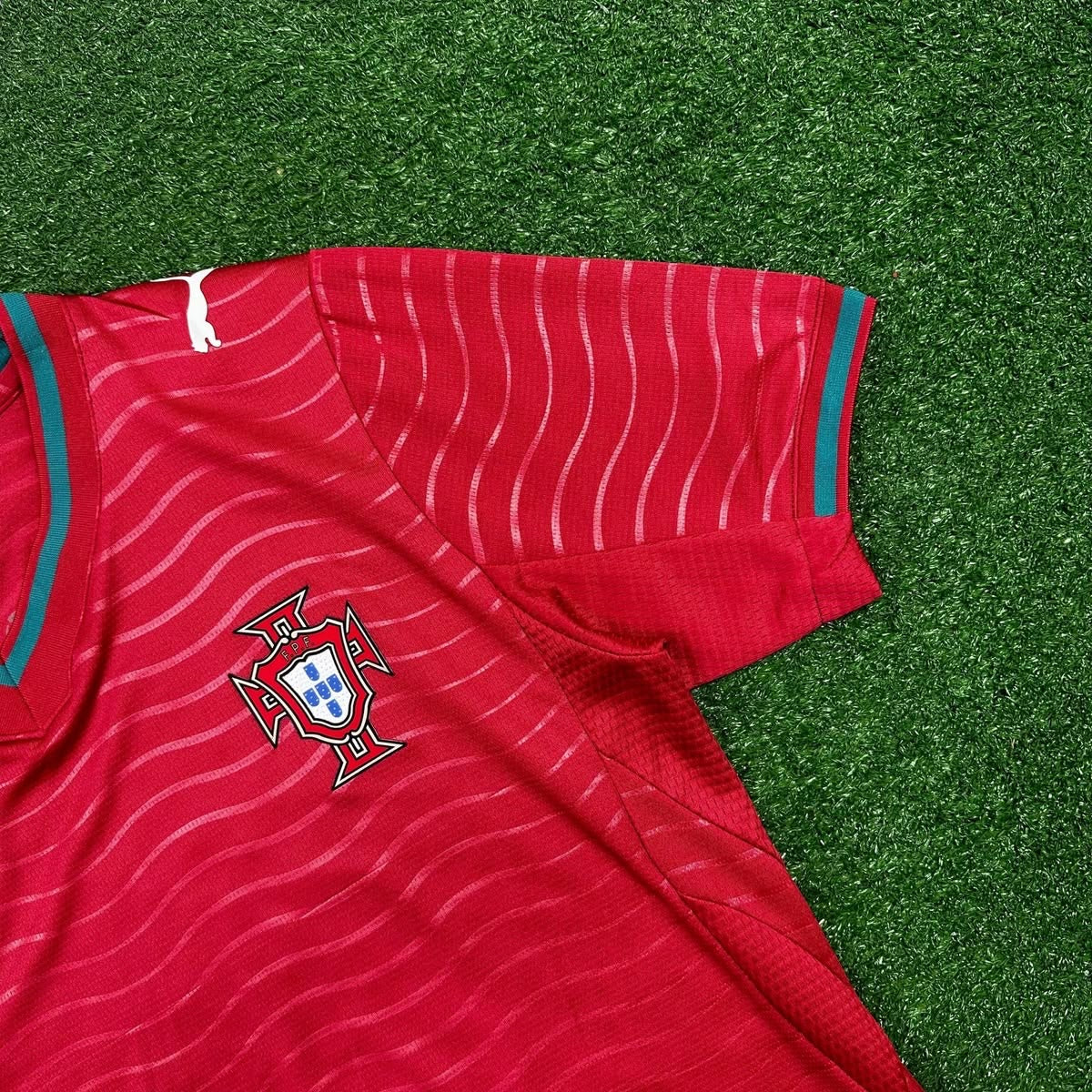 Portugal Home Jersey 2026 player version with embroidery logo