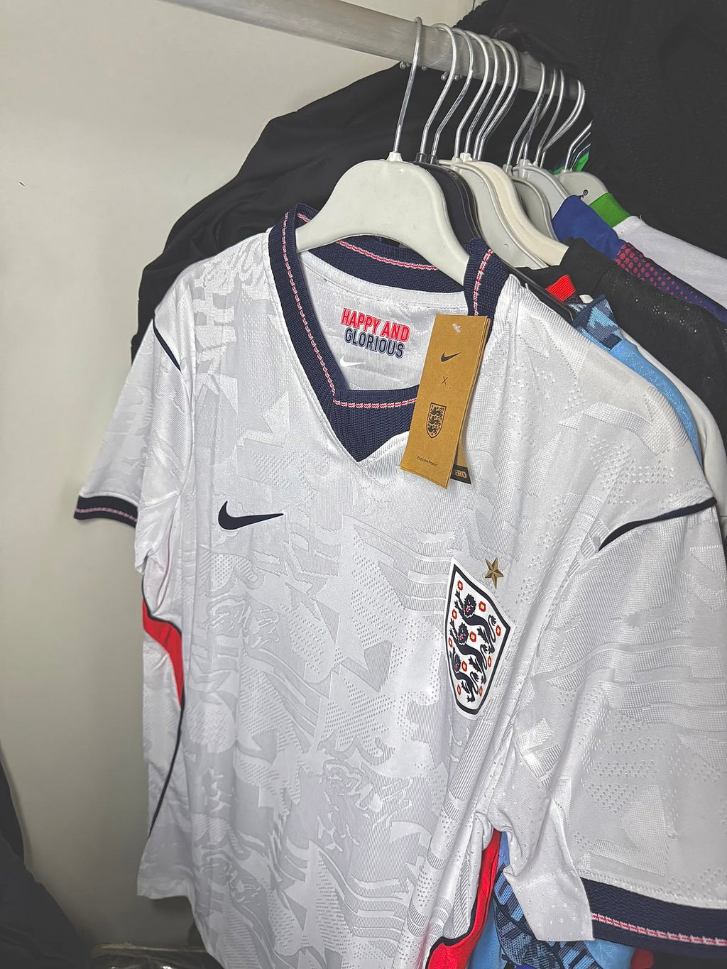 England 2026 home Jersey | World Cup Kit | Embroidered Logo