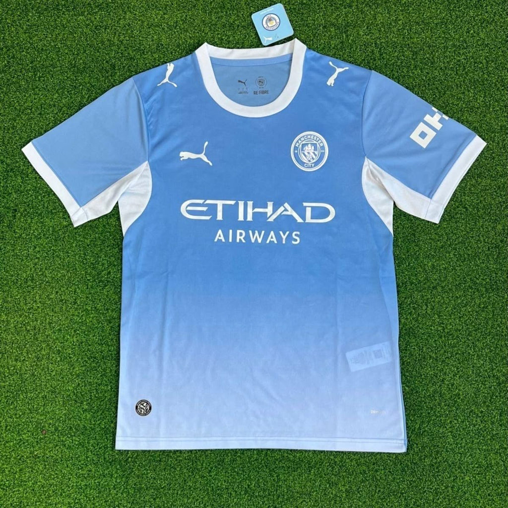 Manchester City 2026/27 Home Football Jersey | Embroidered Logo | Premium Quality | Customisable