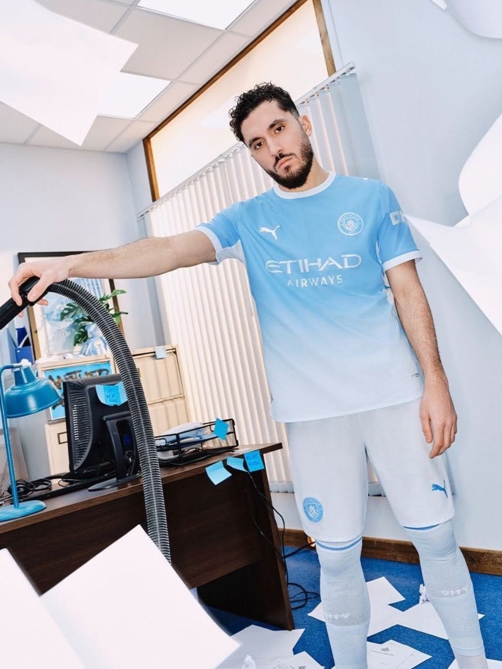 Manchester City 2026/27 Home Football Jersey | Embroidered Logo | Premium Quality | Customisable