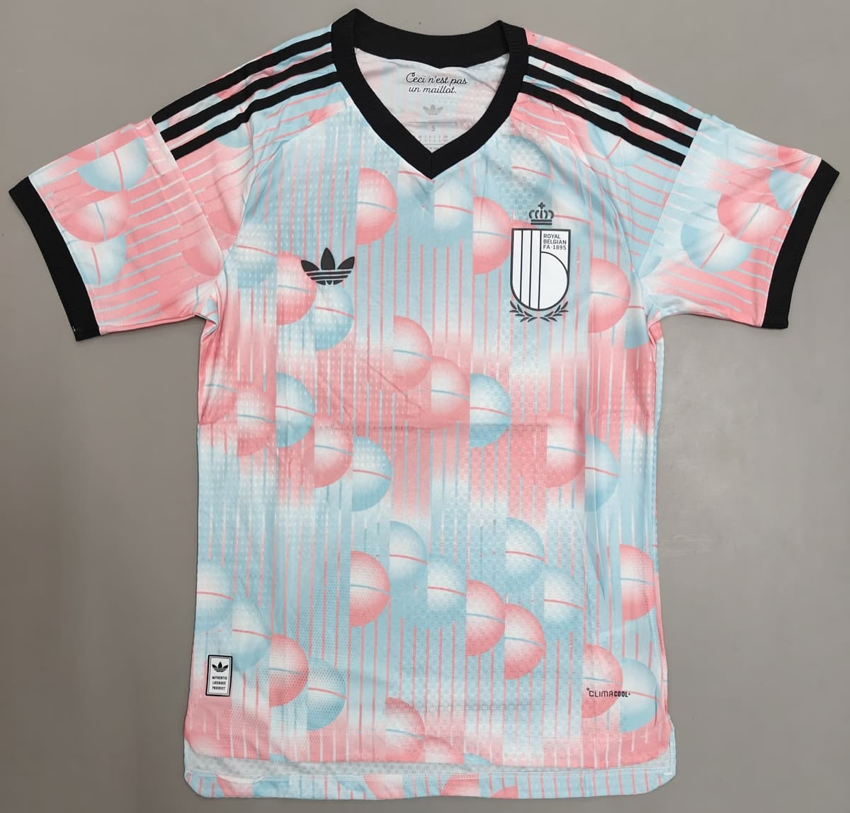 Belgium 2026 Away Jersey – Sky Blue Surreal Edition | World Cup Kit | Embroidered Logo