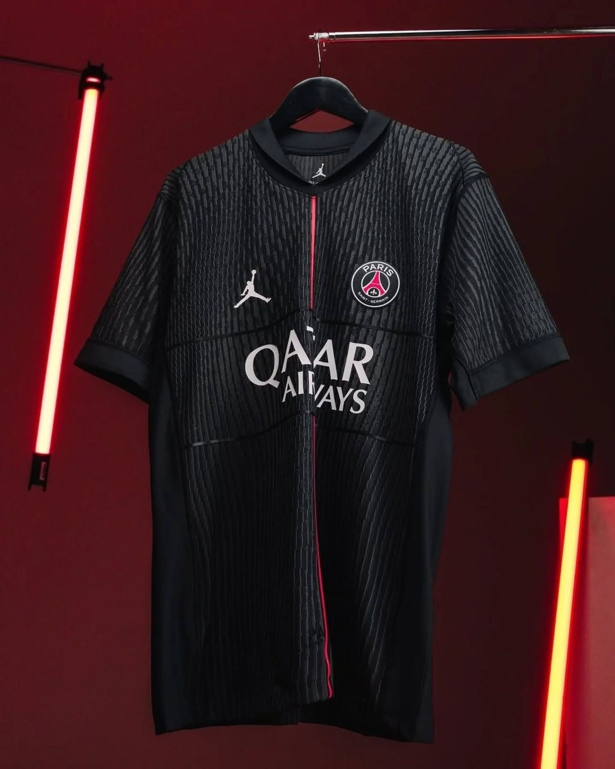 Paris Saint-Germain (PSG) Black Edition Football Jersey 2025/26 | Premium Embroidery Logos | Customisable