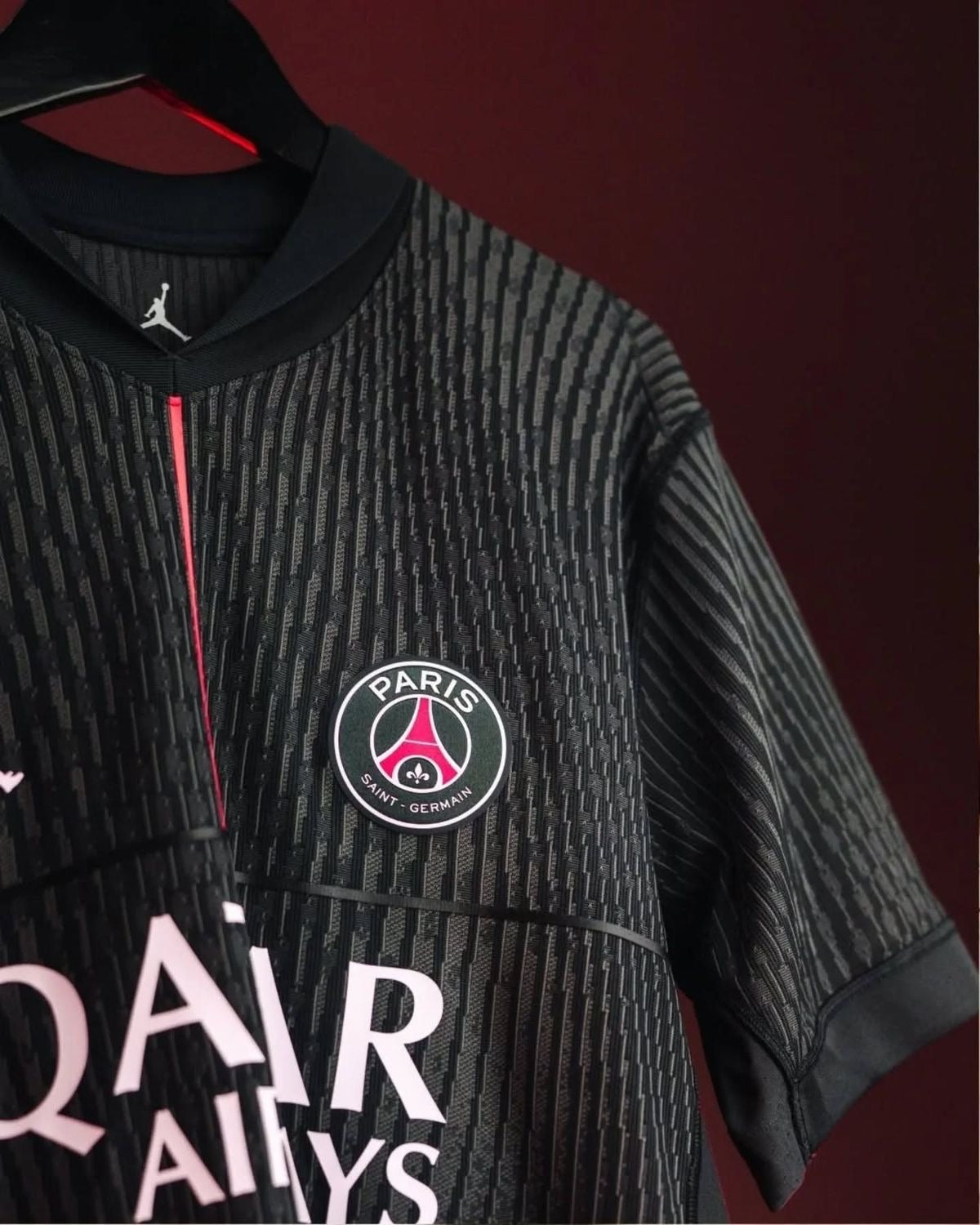 Paris Saint-Germain (PSG) Black Edition Football Jersey 2025/26 | Premium Embroidery Logos | Customisable