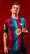 FC Barcelona Home Kit Jersey With Shorts 2026/27 (Spotify Edition) | Embroidered Logo | Premium Quality
