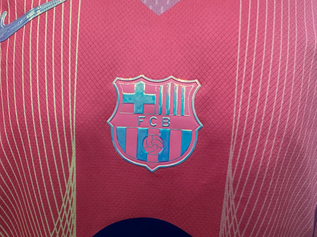 Barcelona Pink Special Edition Football Jersey 25/26 | Premium Embroidered Logo