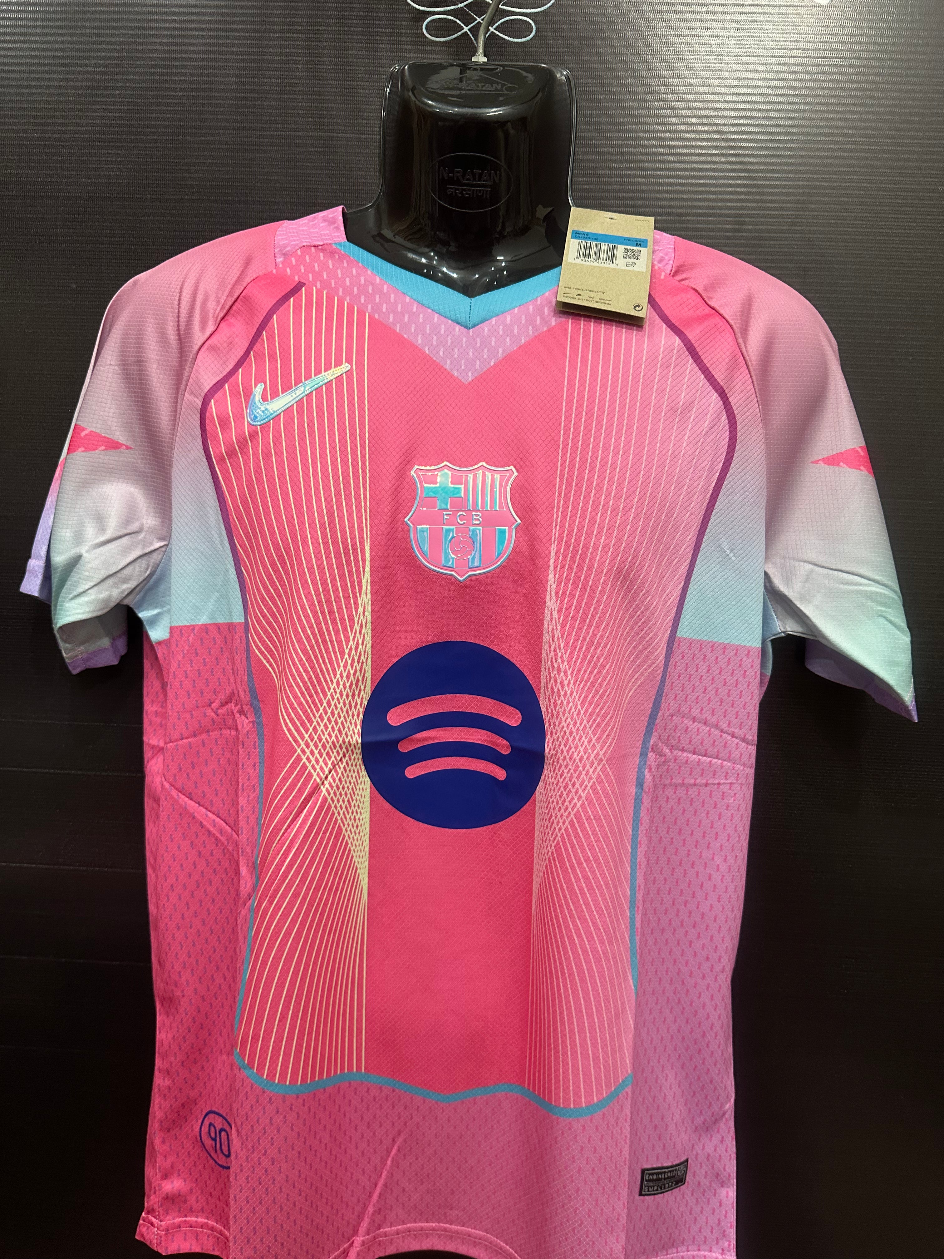 Barcelona Pink Special Edition Football Jersey 25/26 | Premium Embroidered Logo
