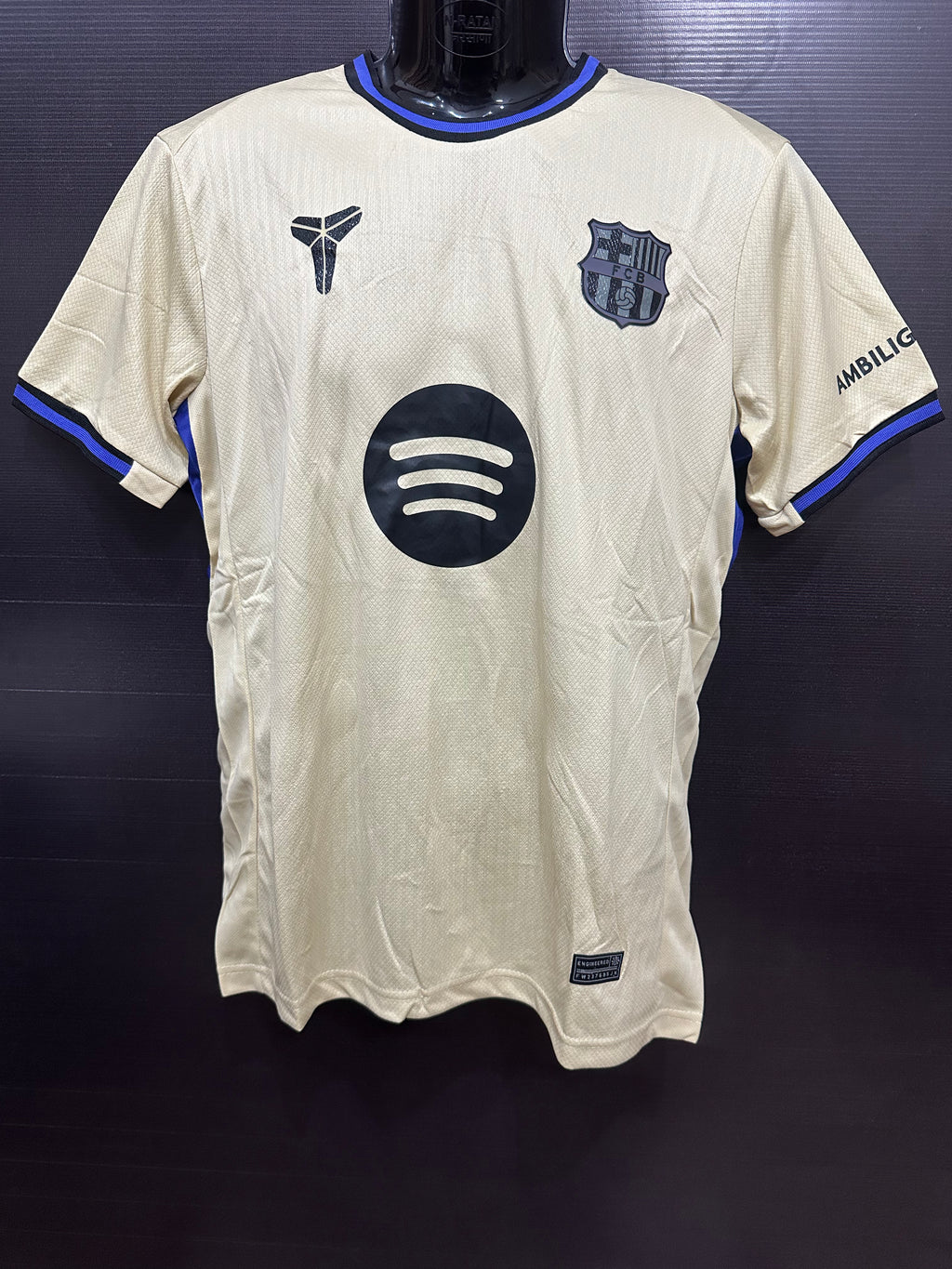 FC Barcelona Away Jersey 2025/26 – Premium Jersey | Embroidered Logo | Customisable