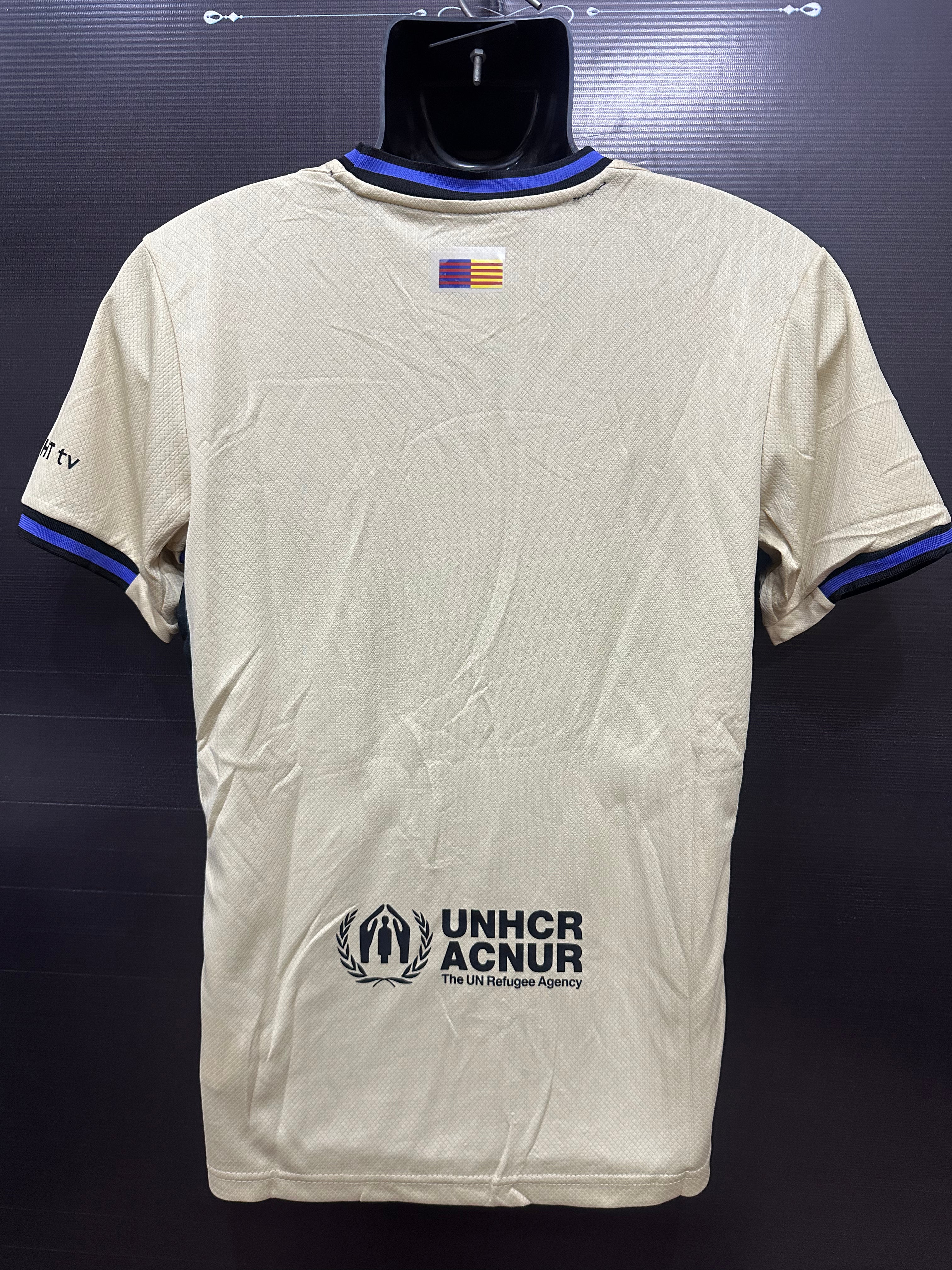 FC Barcelona Away Jersey 2025/26 – Premium Jersey | Embroidered Logo | Customisable