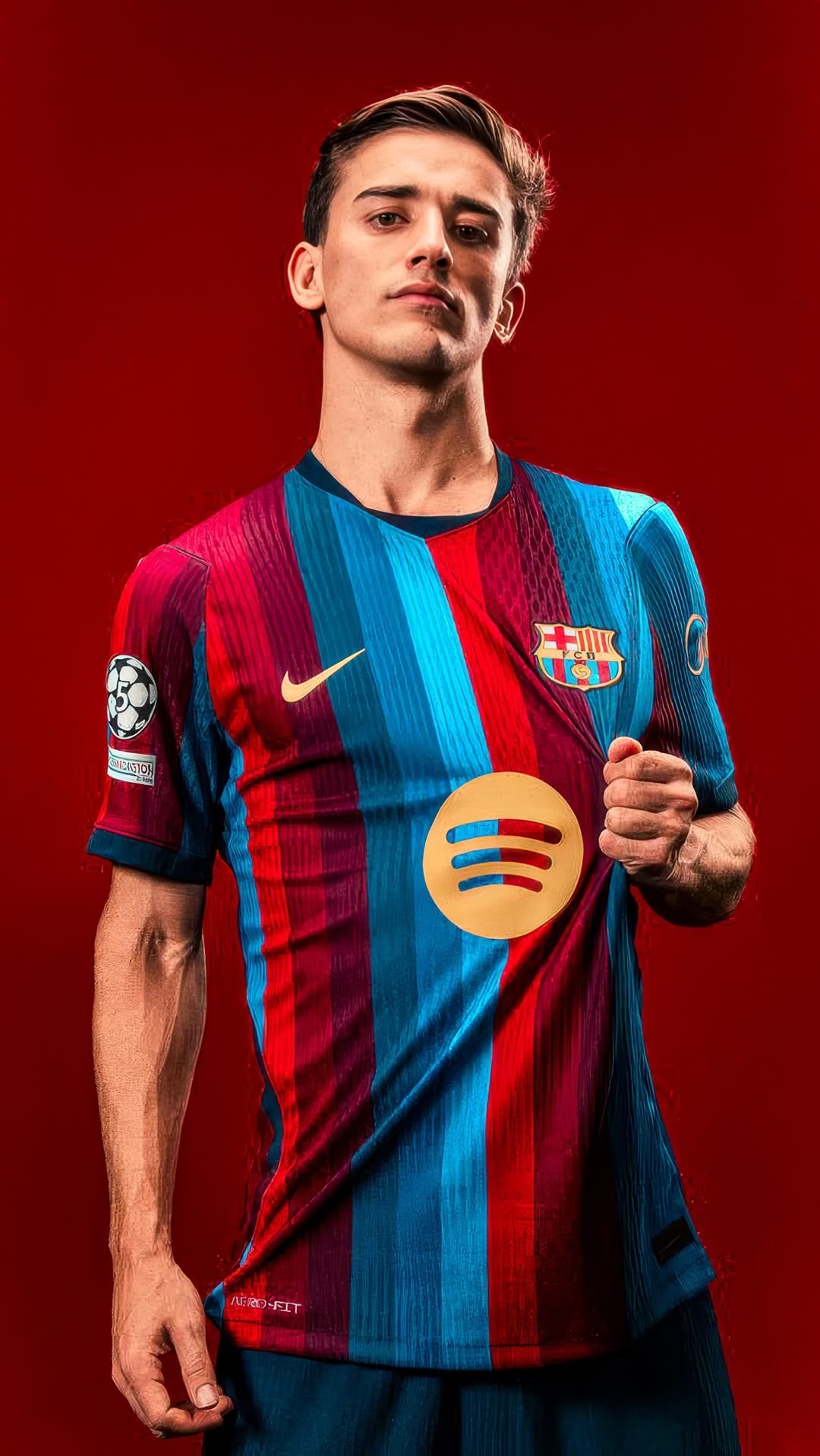 Barcelona Home Jersey 2026/27 (Spotify Edition) – Embroidered Logo | Premium Quality | Customisable