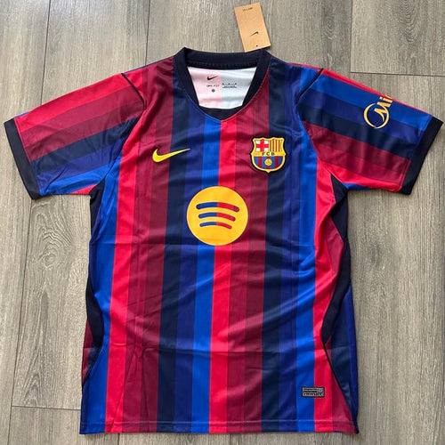 Barcelona Home Jersey 2026/27 (Spotify Edition) – Embroidered Logo | Premium Quality | Customisable