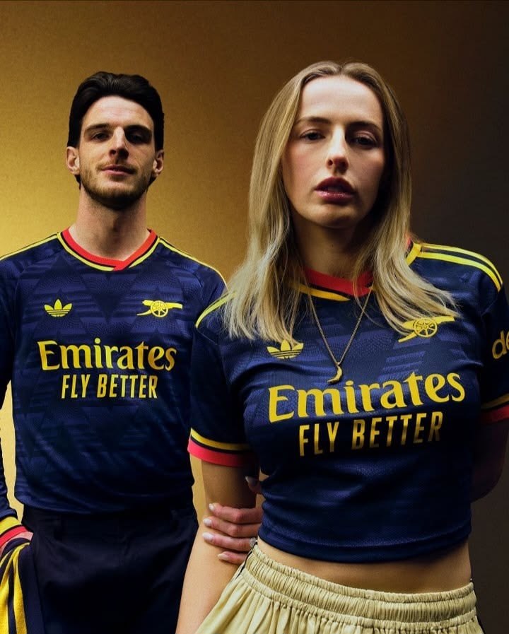 Arsenal away 26/27 version | Premium quality | customisable | embroidery logo