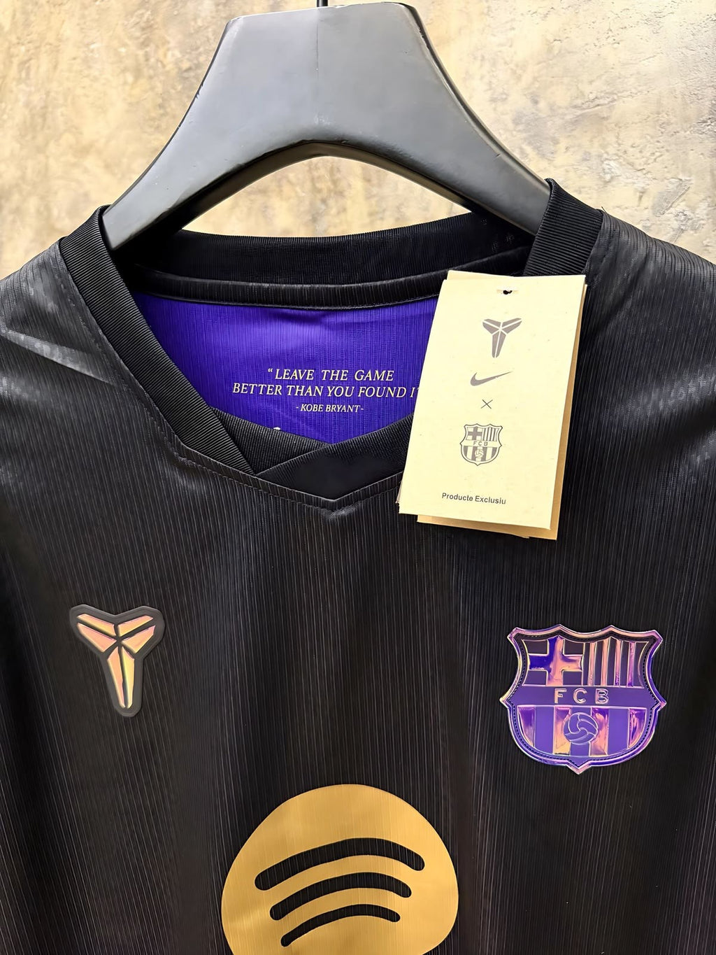 FC Barcelona 2026/27 Away Football Jersey – Black & Purple | Half Sleeves