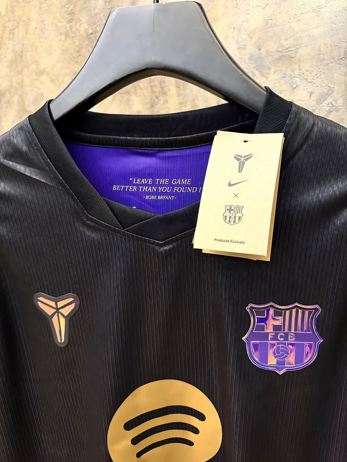 FC Barcelona 2026/27 Away Football Jersey – Black & Purple | Half Sleeves
