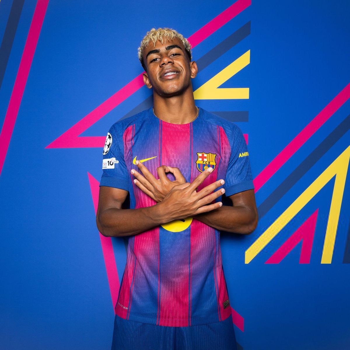 Barcelona 2025/26 Home Jersey – Lamine Yamal #19 Edition