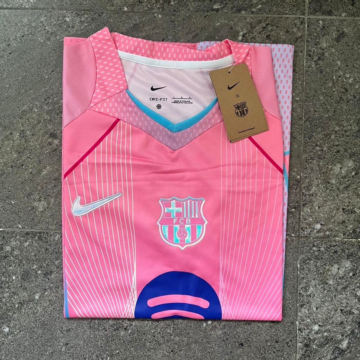 Barcelona Pink Special Edition Football Jersey 25/26 | Premium Embroidered Logo