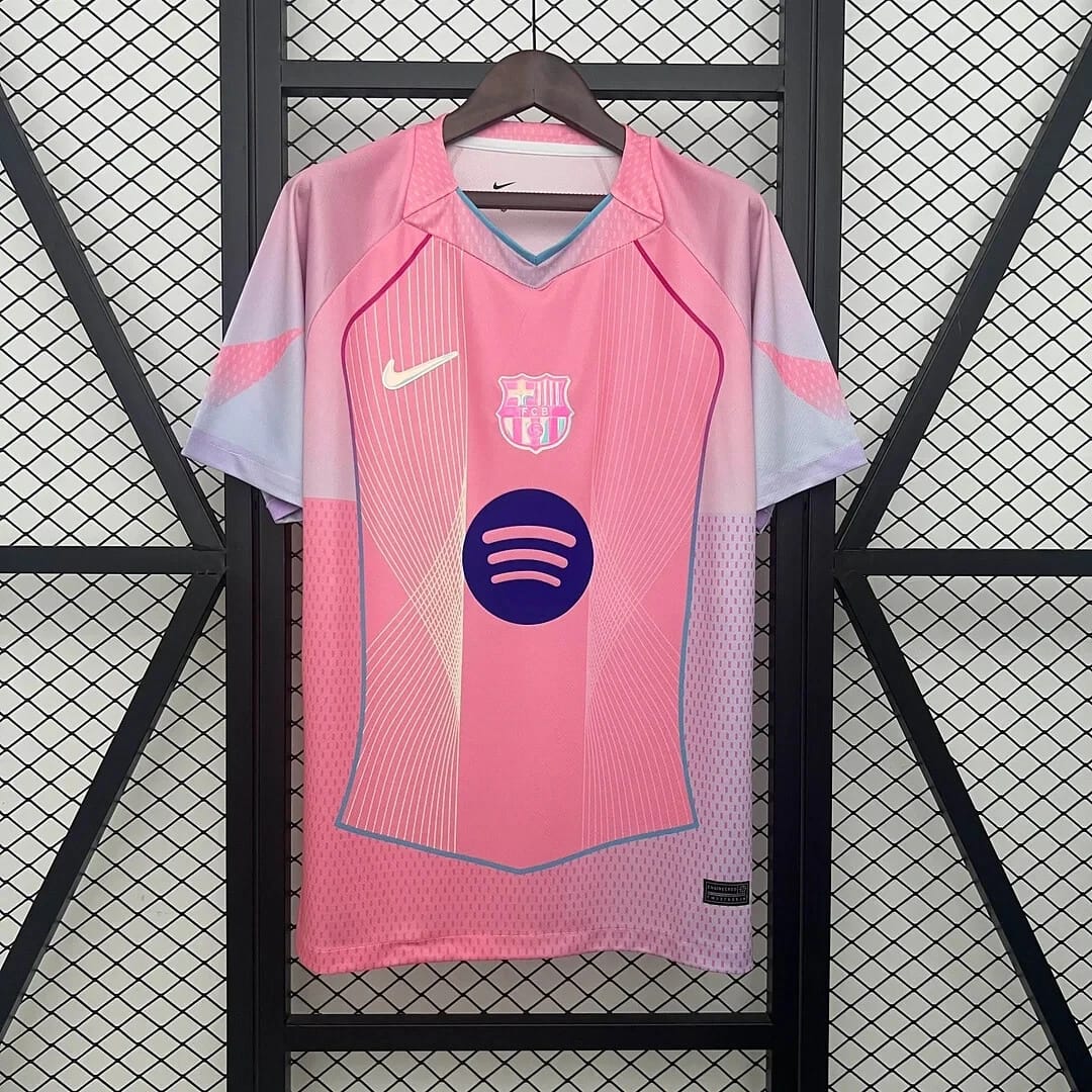 Barcelona Pink Special Edition Football Jersey 25/26 | Premium Embroidered Logo