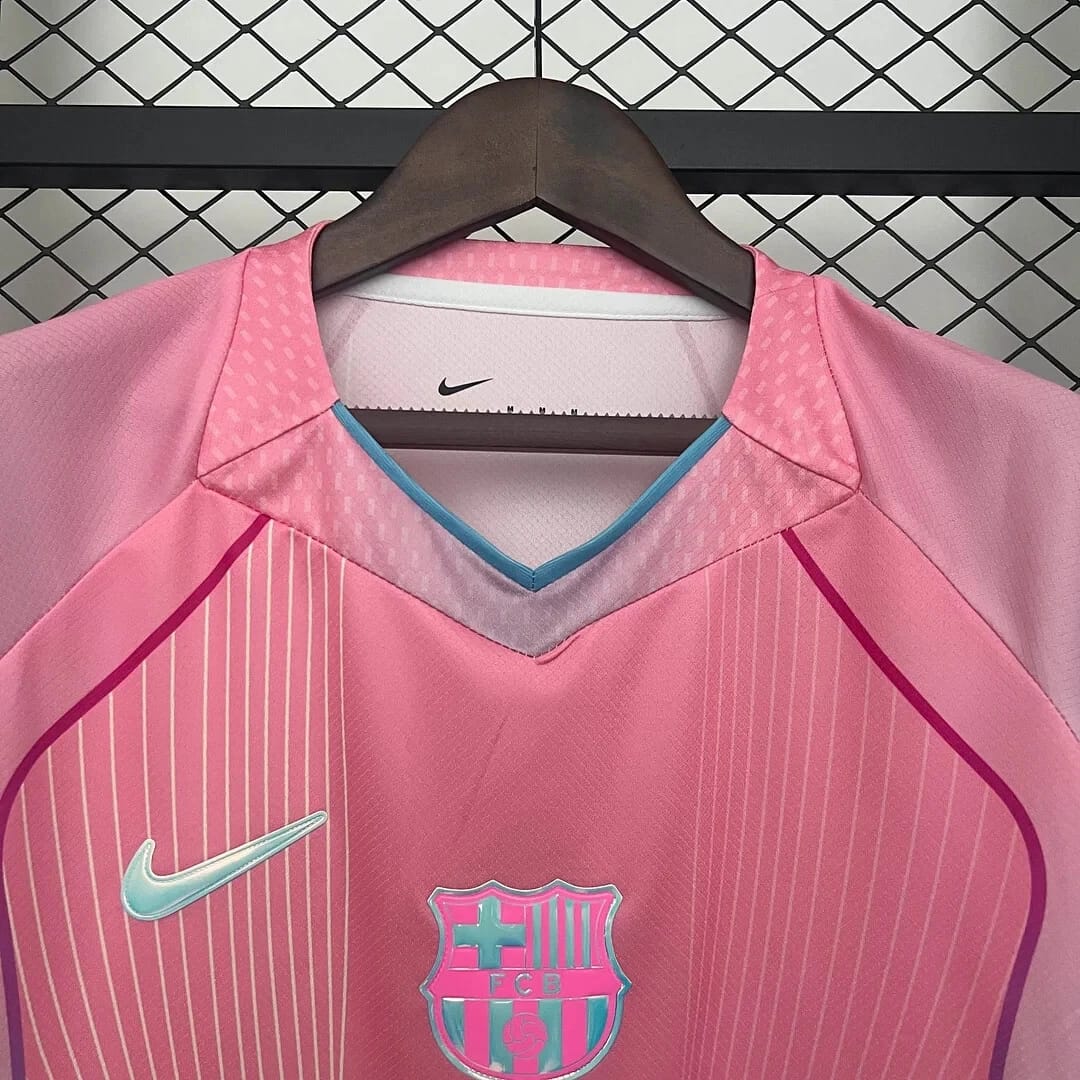 Barcelona Pink Special Edition Football Jersey 25/26 | Premium Embroidered Logo