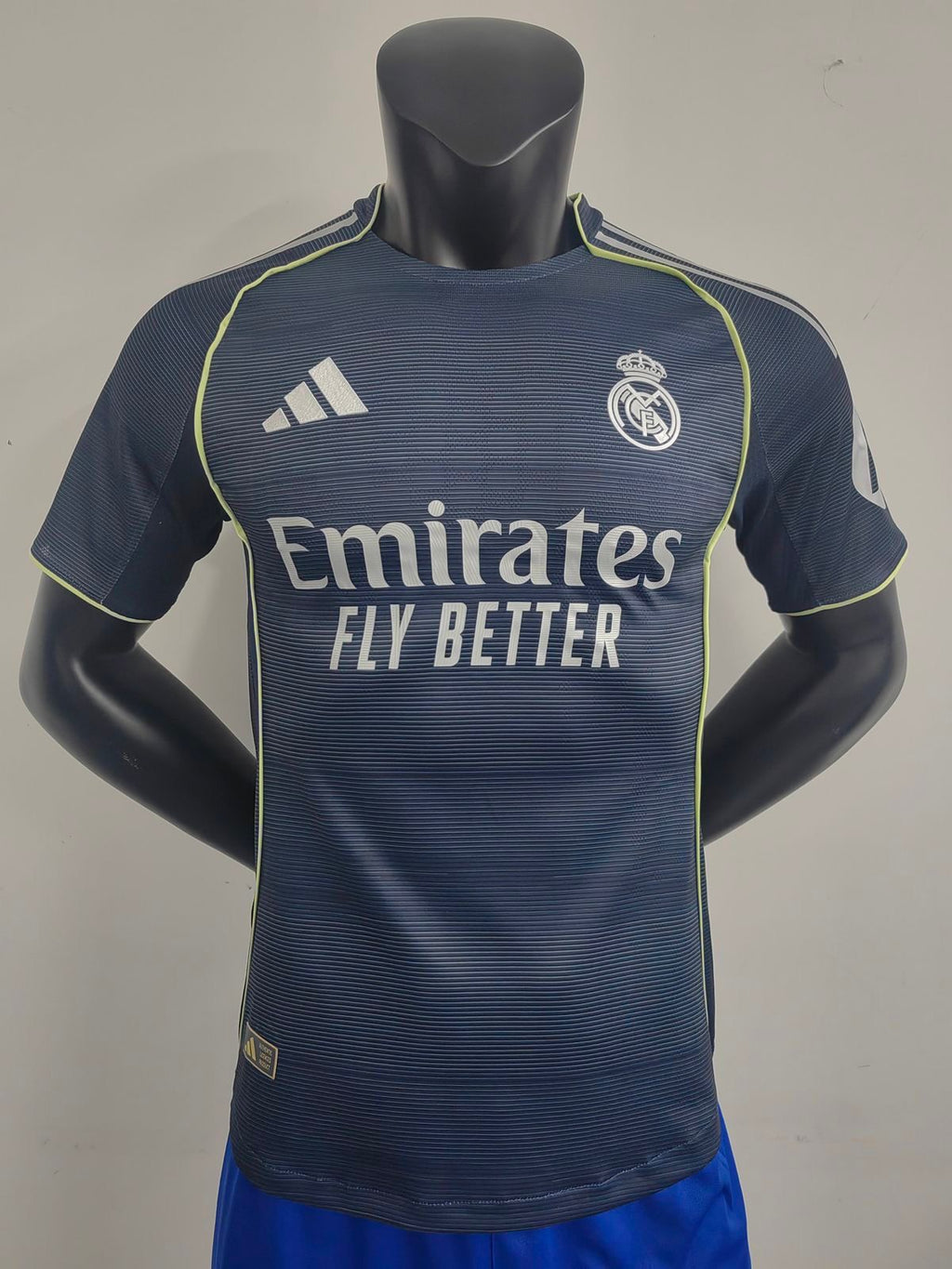 Real Madrid Away Jersey 2025/26 – Embroidered Logo | Fan Version Football Shirt