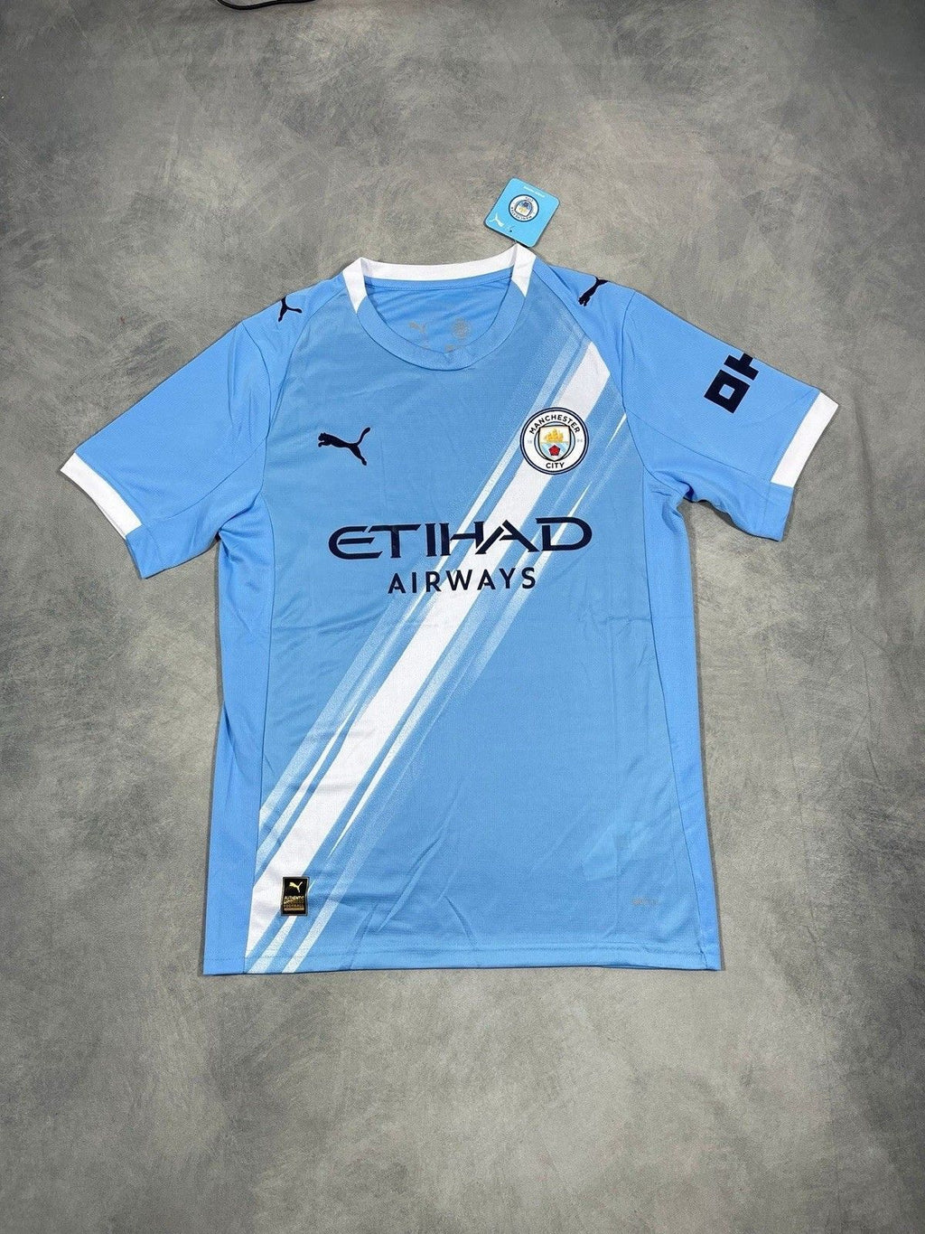 Manchester City 2025/26 Home Football Jersey | Embroidered Logo | Premium Quality | Customisable