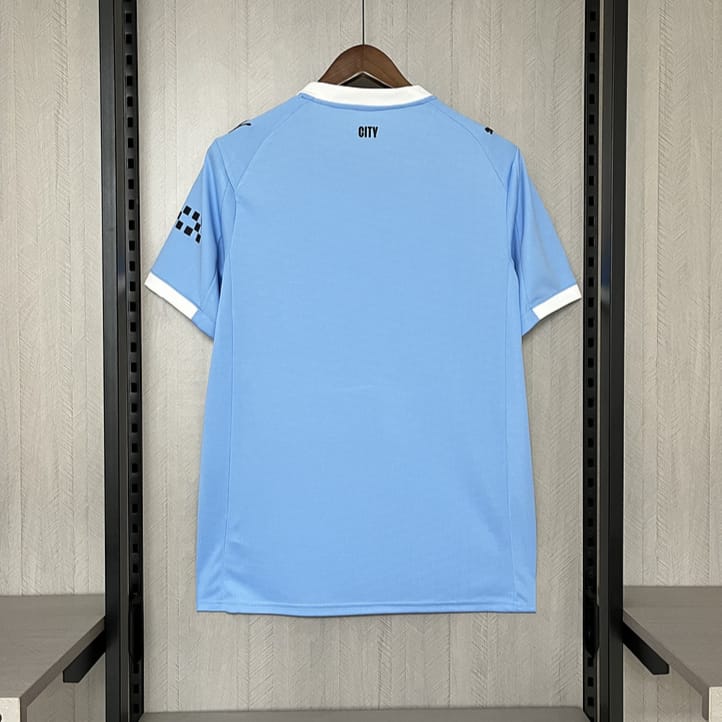 Manchester City 2025/26 Home Football Jersey | Embroidered Logo | Premium Quality | Customisable