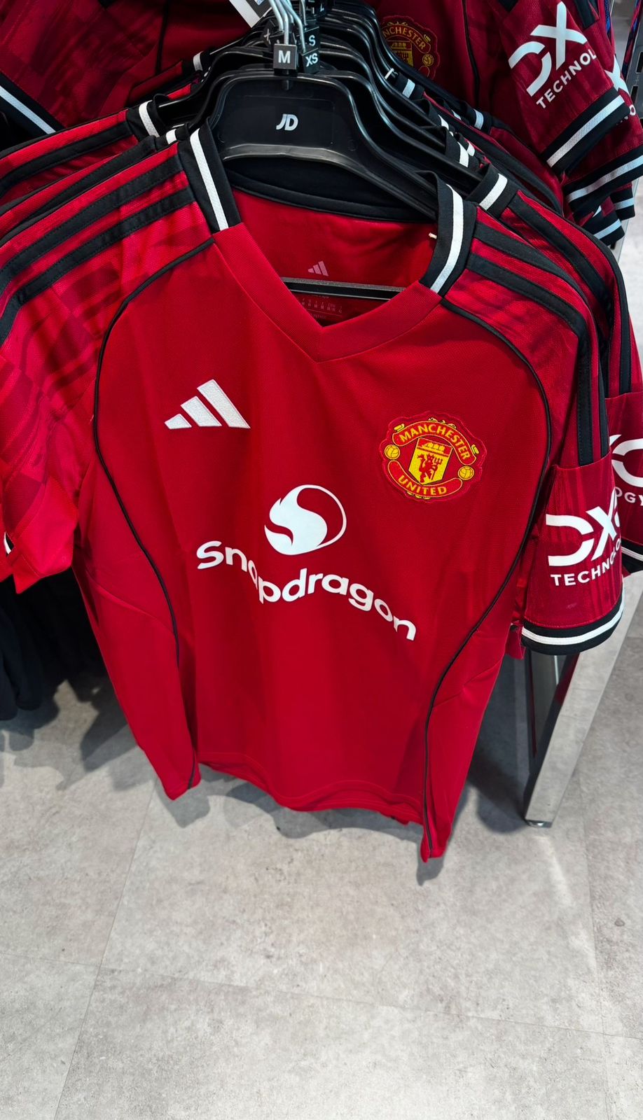 Manchester United Home Jersey 2025/26 – Premium Jersey | Embroidered Logo | customisable
