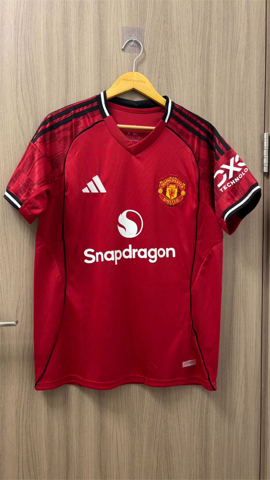 Manchester United Home Jersey 2025/26 – Premium Jersey | Embroidered Logo | customisable