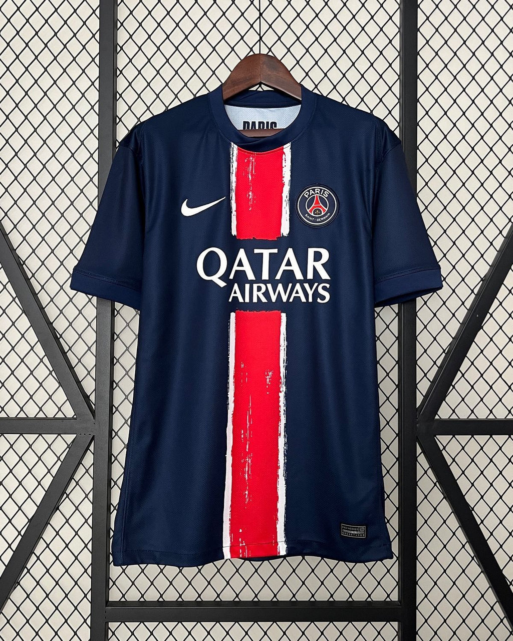 Paris Saint-Germain (PSG) Home Jersey 2024/25 – Navy Blue | Embroidered Logo | Customisable