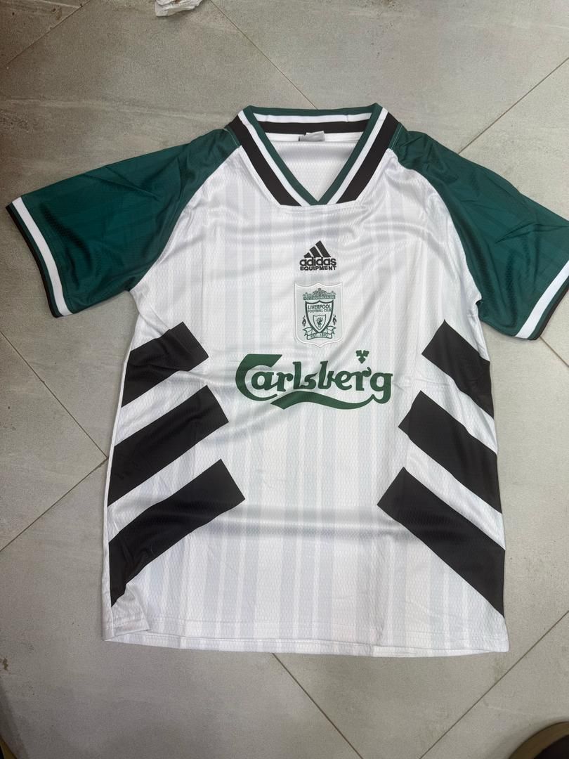 Liverpool FC Retro Away Jersey 1993/95 – Classic Edition | Embroidered Crest | Vintage Design