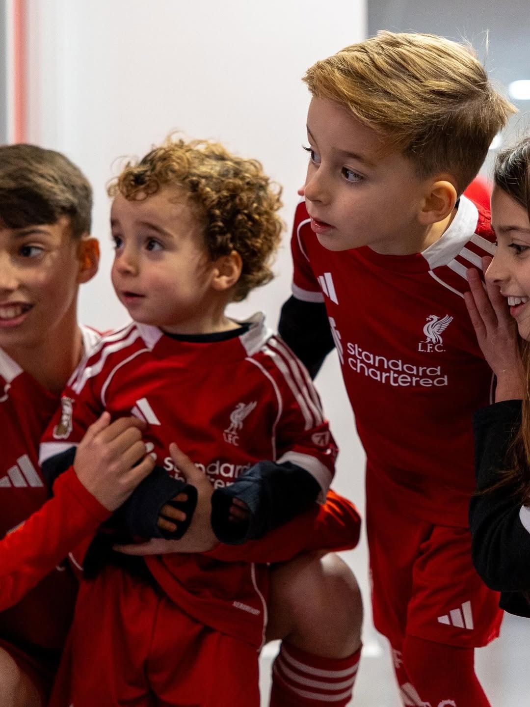 Liverpool 2025/26 Home Kit for Kids (Jersey + Shorts)