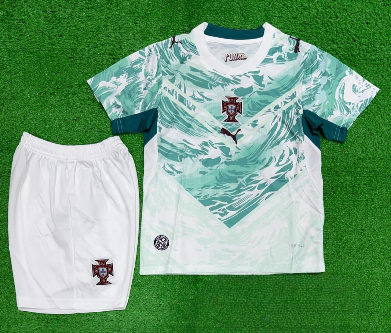 Portugal 2025/26 Away Kit for Kids (Jersey + Shorts)