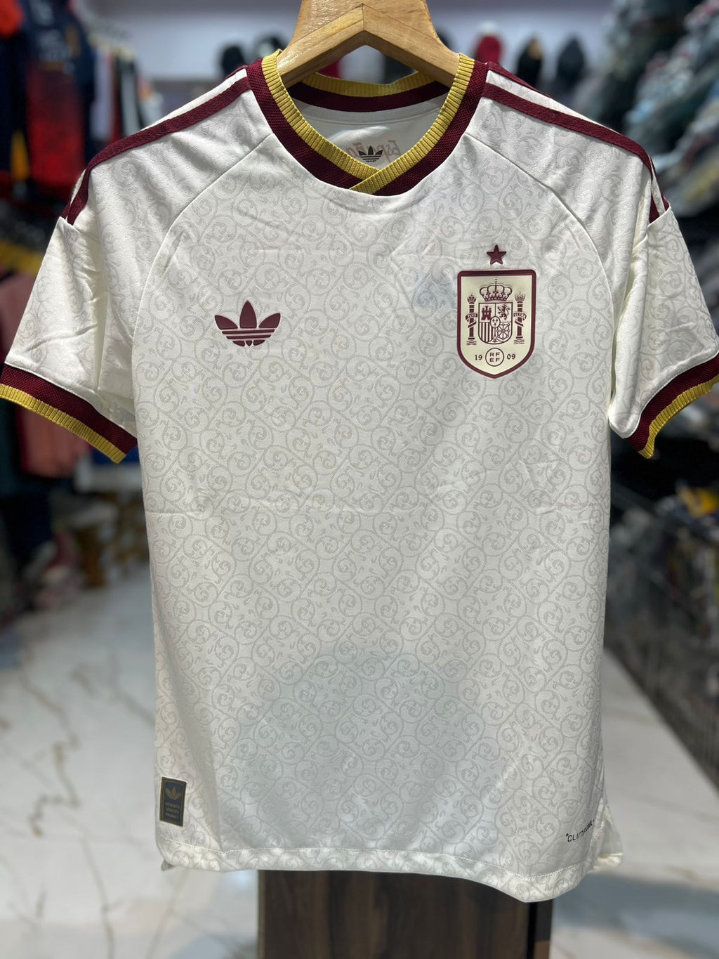 Spain 2026 Away Football Jersey | Embroidered Logo | Customisable | Premium Player Version Quality